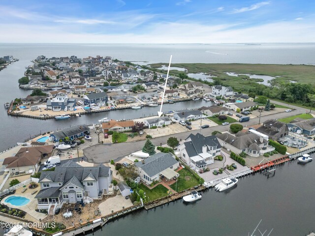 1209 Plover Ct, Forked River, NJ 08731 - aerial view of property and surrounding area with a nearby body of water and nearby suburban area