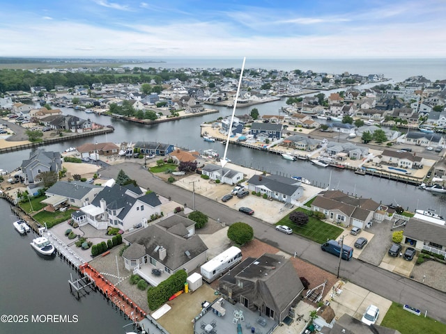 1209 Plover Ct, Forked River, NJ 08731 - aerial view of residential area featuring a large body of water
