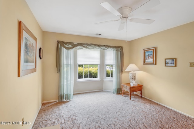 406 Betsy Ross Ln, Little Egg Harbor, NJ 08087 - sitting room with carpet and a ceiling fan