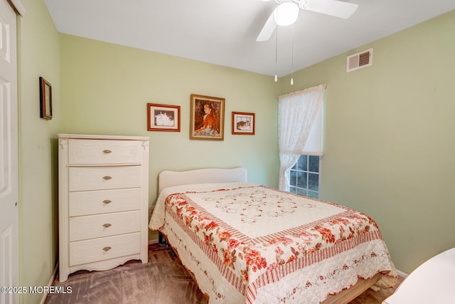 406 Betsy Ross Ln, Little Egg Harbor, NJ 08087 - bedroom with a ceiling fan and carpet flooring