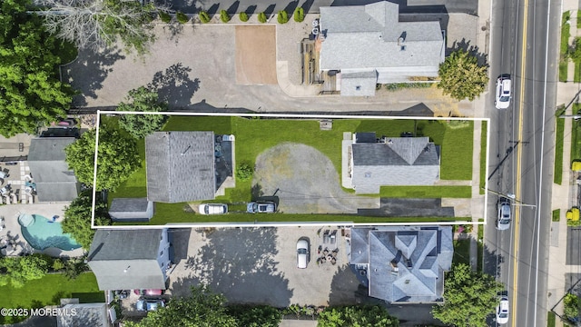 59591/2 Taylor Ave, Manasquan, NJ 08736 - aerial view of property's location featuring property parcel outlined and a pool area