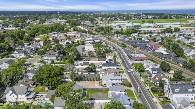 59591/2 Taylor Ave, Manasquan, NJ 08736 - aerial overview of property's location featuring nearby suburban area and a main thoroughfare