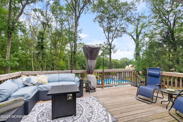 5 Poplar St, Jackson, NJ 08527 - deck with outdoor lounge area