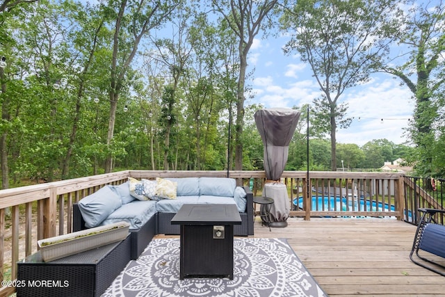 5 Poplar St, Jackson, NJ 08527 - deck with outdoor lounge area