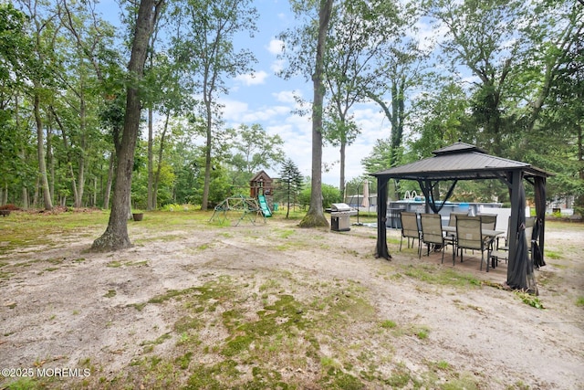 5 Poplar St, Jackson, NJ 08527 - view of yard featuring a gazebo