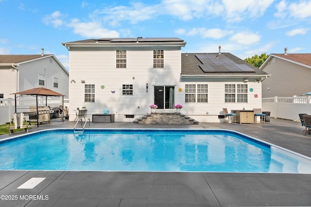 36 Sally St, Howell, NJ 07731 - view of pool featuring a gazebo, a patio area, and area for grilling