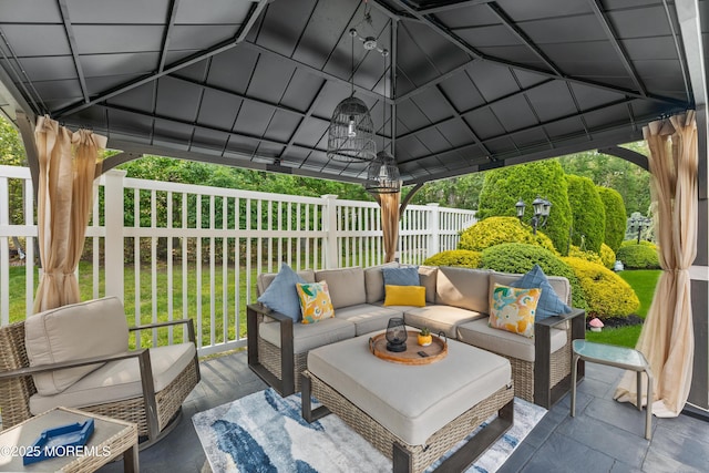 36 Sally St, Howell, NJ 07731 - deck with a gazebo and an outdoor living space