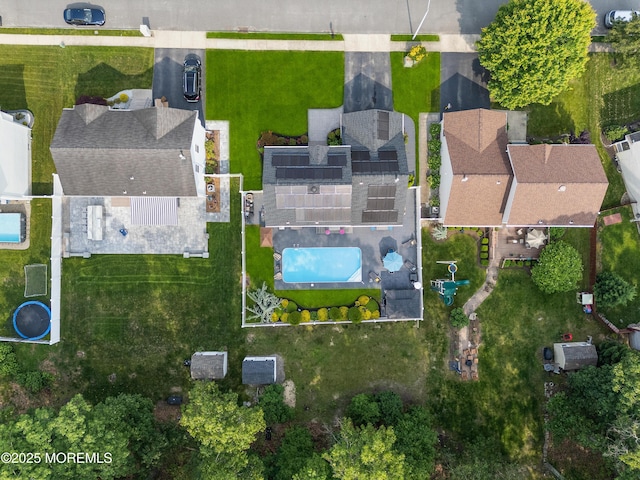 36 Sally St, Howell, NJ 07731 - bird's eye view of a pool