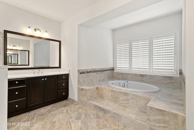 11 Potomac Ct, Freehold, NJ 07728 - bathroom featuring vanity and a garden tub