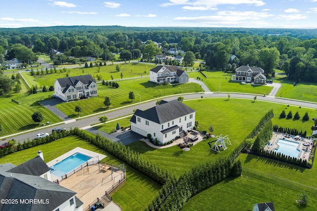 11 Potomac Ct, Freehold, NJ 07728 - drone / aerial view of a pool
