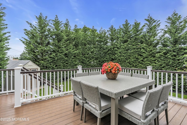 209 Sanborn Ave, Point Pleasant Beach, NJ 08742 - deck with outdoor dining area