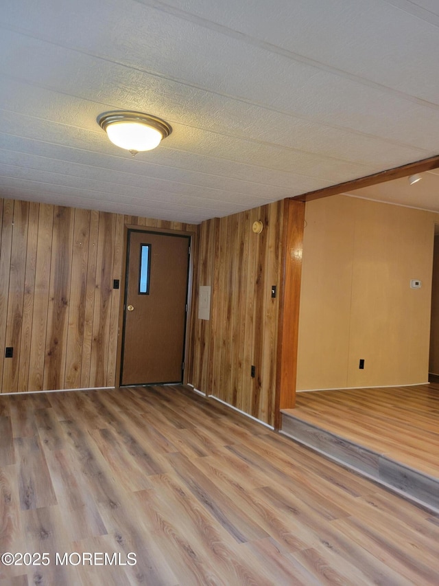 39 Antonia Dr, Jackson, NJ 08527 - spare room featuring wood finished floors and wooden walls