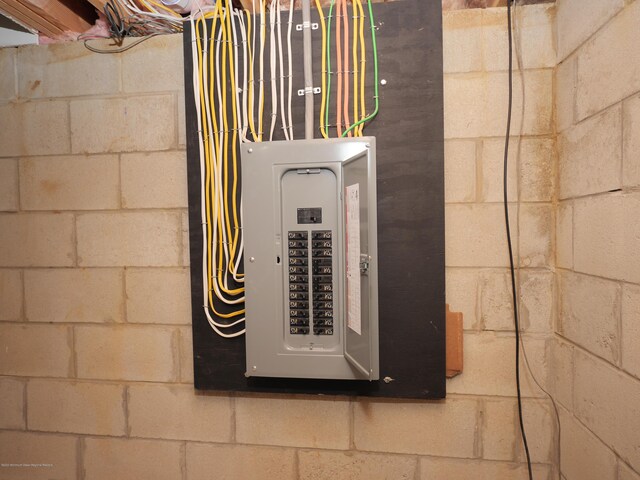 910 Malden Dr, Cliffwood, NJ 07735 - utility room with electric panel