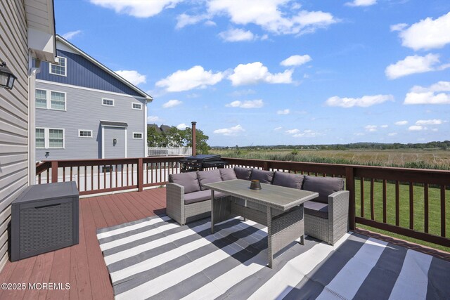 623 Park Ave, Port Monmouth, NJ 07758 - deck featuring outdoor lounge area