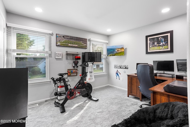 8 Mendon Dr, Howell, NJ 07731 - carpeted office space featuring recessed lighting