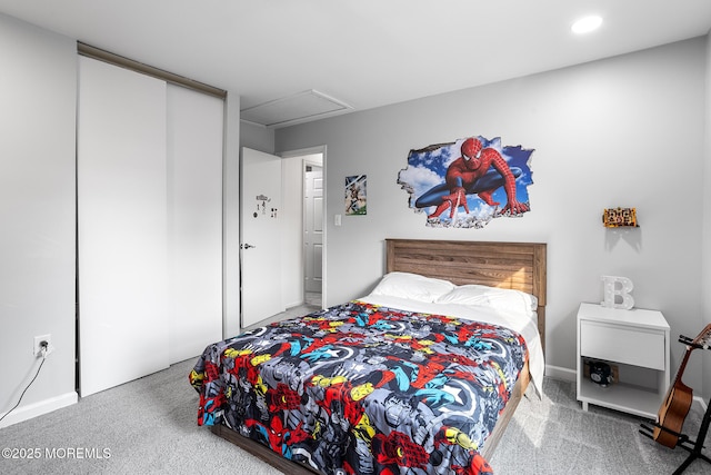 8 Mendon Dr, Howell, NJ 07731 - carpeted bedroom featuring a closet and recessed lighting