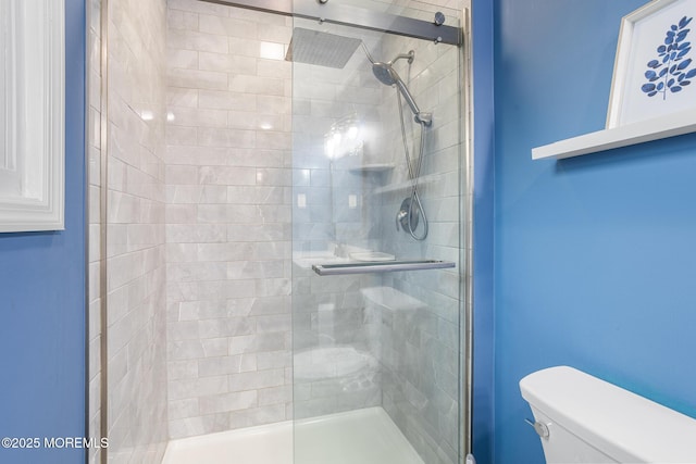 8 Mendon Dr, Howell, NJ 07731 - bathroom with toilet and a stall shower