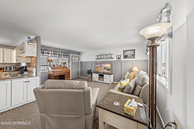 118 S Binnacle Dr, Little Egg Harbor, NJ 08087 - living area with carpet floors