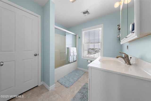 118 S Binnacle Dr, Little Egg Harbor, NJ 08087 - bathroom with vanity and shower / bath combination with glass door