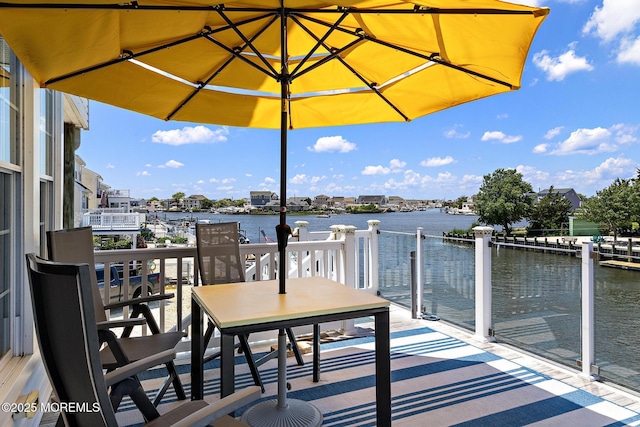 118 S Binnacle Dr, Little Egg Harbor, NJ 08087 - balcony featuring a water view