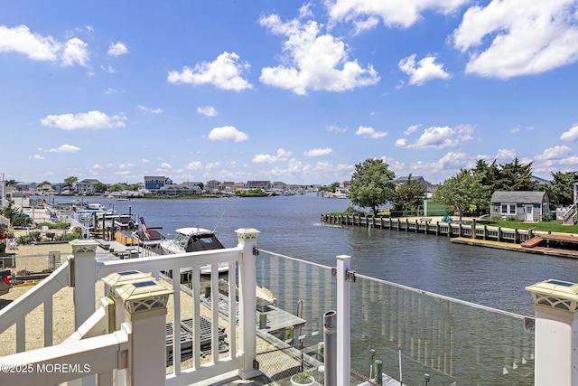 118 S Binnacle Dr, Little Egg Harbor, NJ 08087 - water view with a boat dock