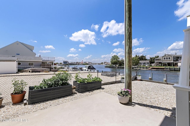118 S Binnacle Dr, Little Egg Harbor, NJ 08087 - view of patio featuring a water view