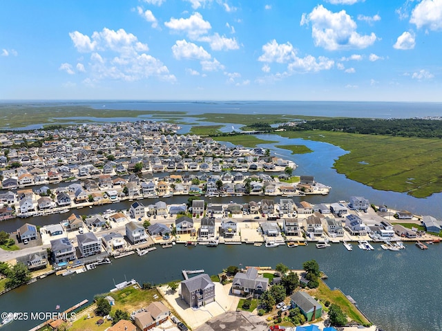 118 S Binnacle Dr, Little Egg Harbor, NJ 08087 - aerial view of property and surrounding area with a nearby body of water and nearby suburban area