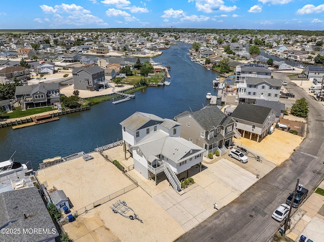 118 S Binnacle Dr, Little Egg Harbor, NJ 08087 - aerial perspective of suburban area with a nearby body of water