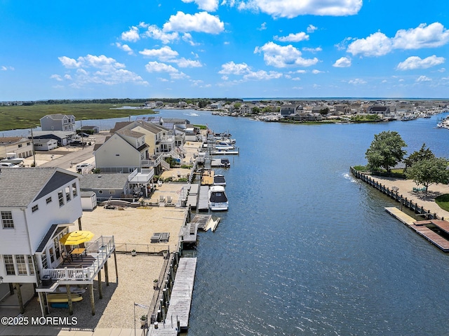118 S Binnacle Dr, Little Egg Harbor, NJ 08087 - aerial perspective of suburban area with a large body of water
