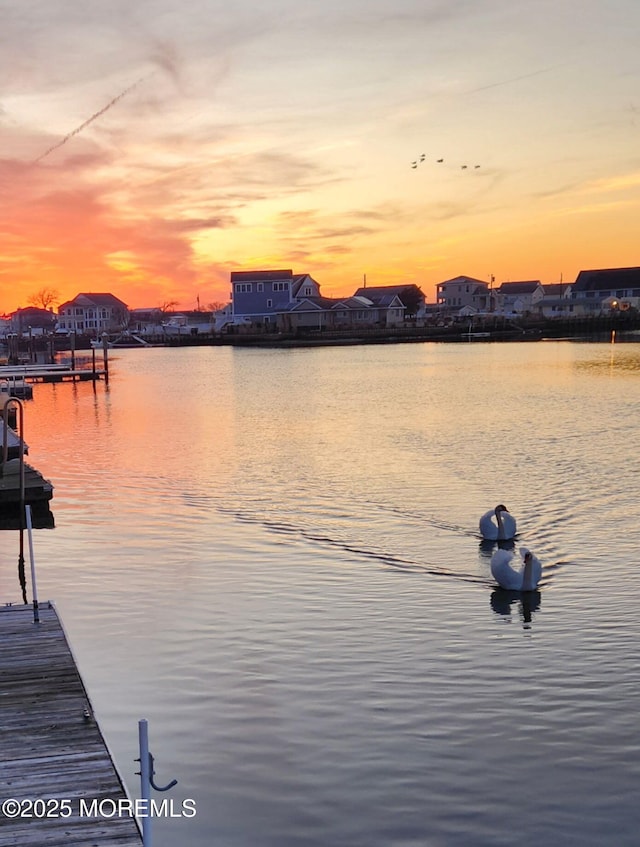 118 S Binnacle Dr, Little Egg Harbor, NJ 08087 - water view featuring a boat dock