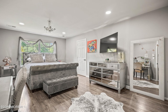 96 Kentucky Way, Freehold, NJ 07728 - bedroom with wood finished floors and recessed lighting