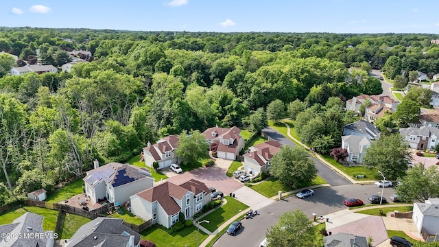 96 Kentucky Way, Freehold, NJ 07728 - aerial view of property and surrounding area with nearby suburban area and a forest