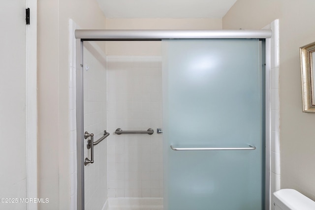 603-B Bosworth Ct, Manchester, NJ 08759 - bathroom with a shower stall and toilet
