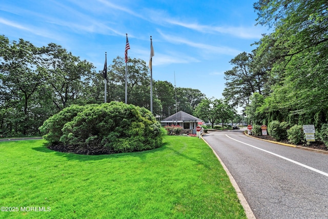 603-B Bosworth Ct, Manchester, NJ 08759 - view of asphalt street with traffic signs