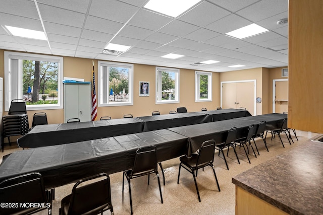 603-B Bosworth Ct, Manchester, NJ 08759 - miscellaneous room featuring a drop ceiling and healthy amount of natural light