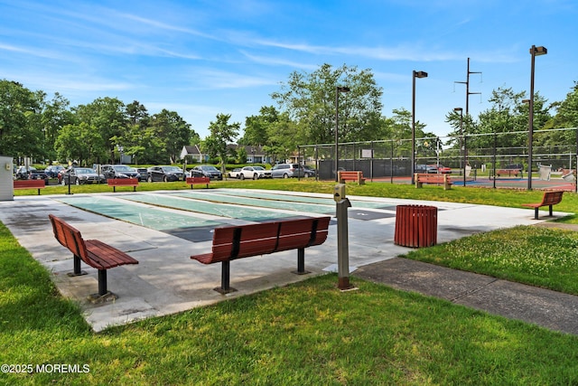 603-B Bosworth Ct, Manchester, NJ 08759 - view of property's community featuring shuffleboard and a tennis court