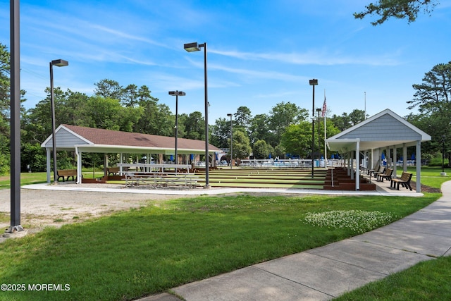 603-B Bosworth Ct, Manchester, NJ 08759 - surrounding community with a gazebo and a yard