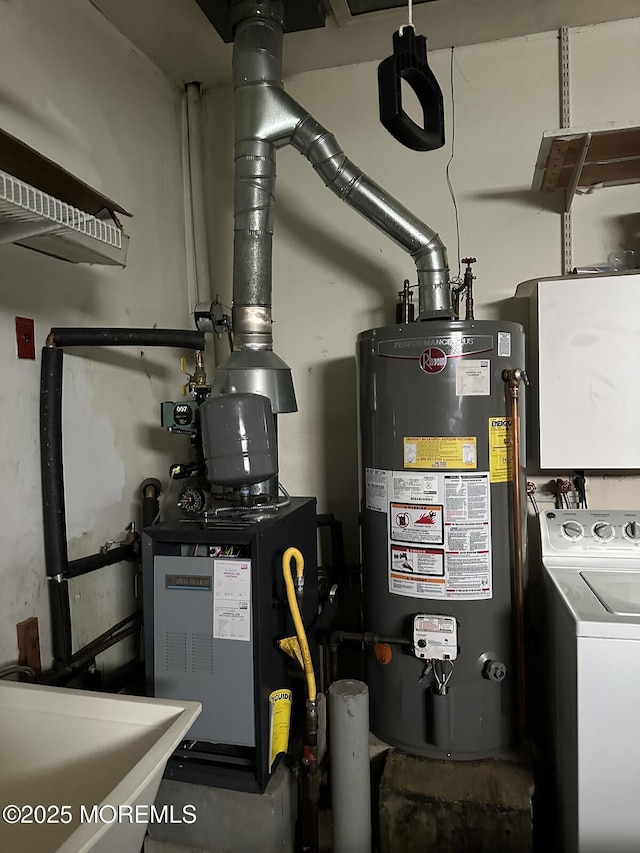 68 Barbados Dr S, Toms River, NJ 08757 - utilities with washer / clothes dryer and water heater