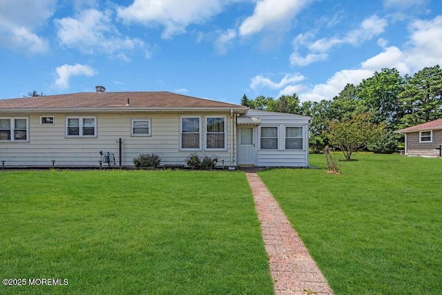 68 Barbados Dr S, Toms River, NJ 08757 - rear view of property featuring a yard