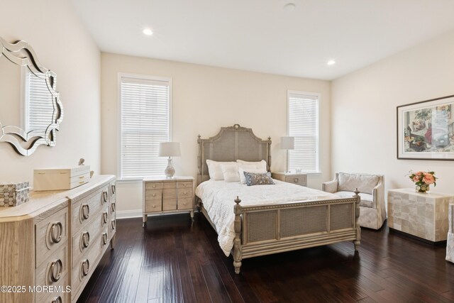 23 Interlachen Ct, Monroe, NJ 08831 - bedroom with dark wood-style flooring and recessed lighting