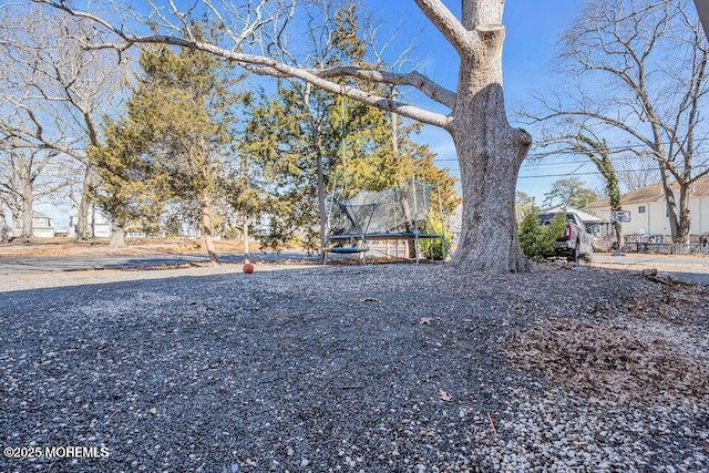58 Chadwick Ave, Toms River, NJ 08753 - view of yard with a trampoline