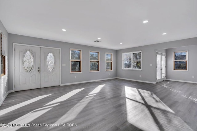 58 Chadwick Ave, Toms River, NJ 08753 - entryway with recessed lighting and wood finished floors