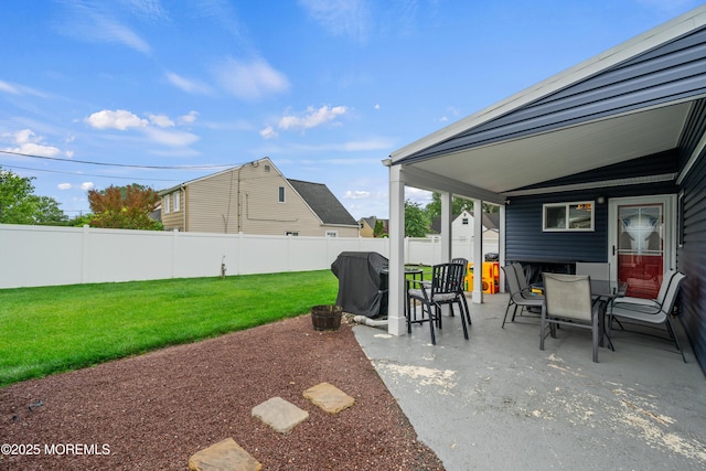 6 Linda Ave, Colonia, NJ 07067 - fenced backyard with area for grilling, a patio area, and outdoor dining area