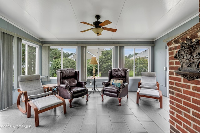 61 Mansfield Ave, Manchester, NJ 08759 - sunroom with crown molding and healthy amount of natural light