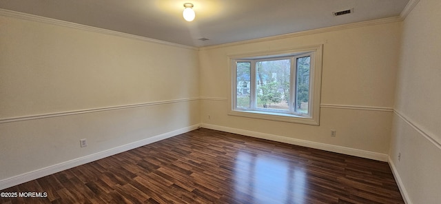 7 Quaker Hill Rd, Jackson, NJ 08527 - empty room featuring crown molding and wood finished floors