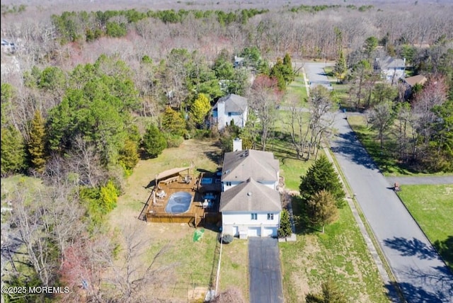 7 Quaker Hill Rd, Jackson, NJ 08527 - aerial view of property and surrounding area with a forest
