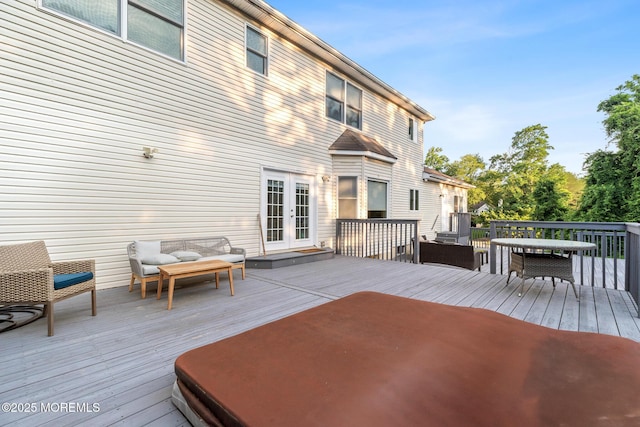 7 Quaker Hill Rd, Jackson, NJ 08527 - wooden terrace featuring french doors