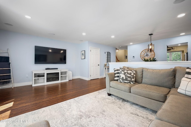 11 Interlaken Ct Unit 9, Freehold, NJ 07728 - living area with wood finished floors and recessed lighting