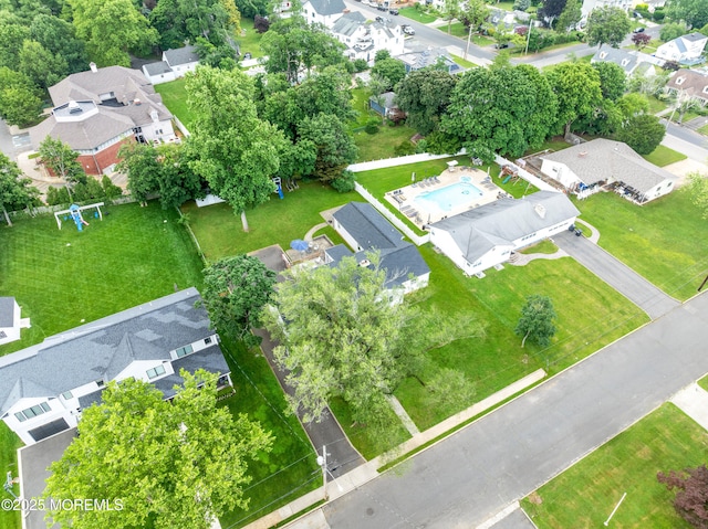 367 Kirby Ave, Long Branch, NJ 07740 - aerial view of residential area with a pool