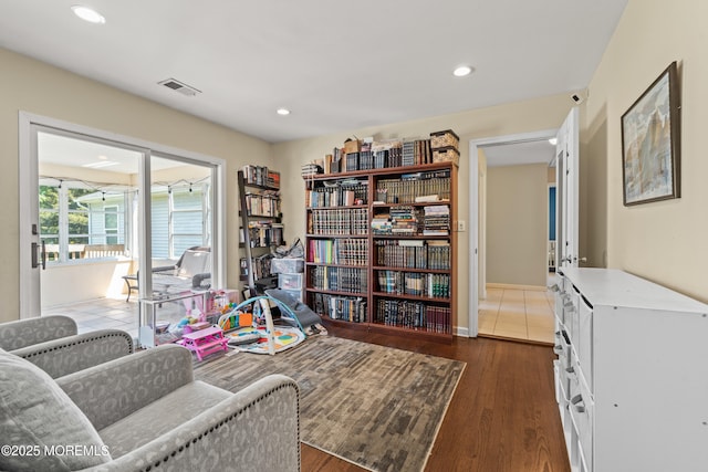 367 Kirby Ave, Long Branch, NJ 07740 - living room with wood finished floors and recessed lighting
